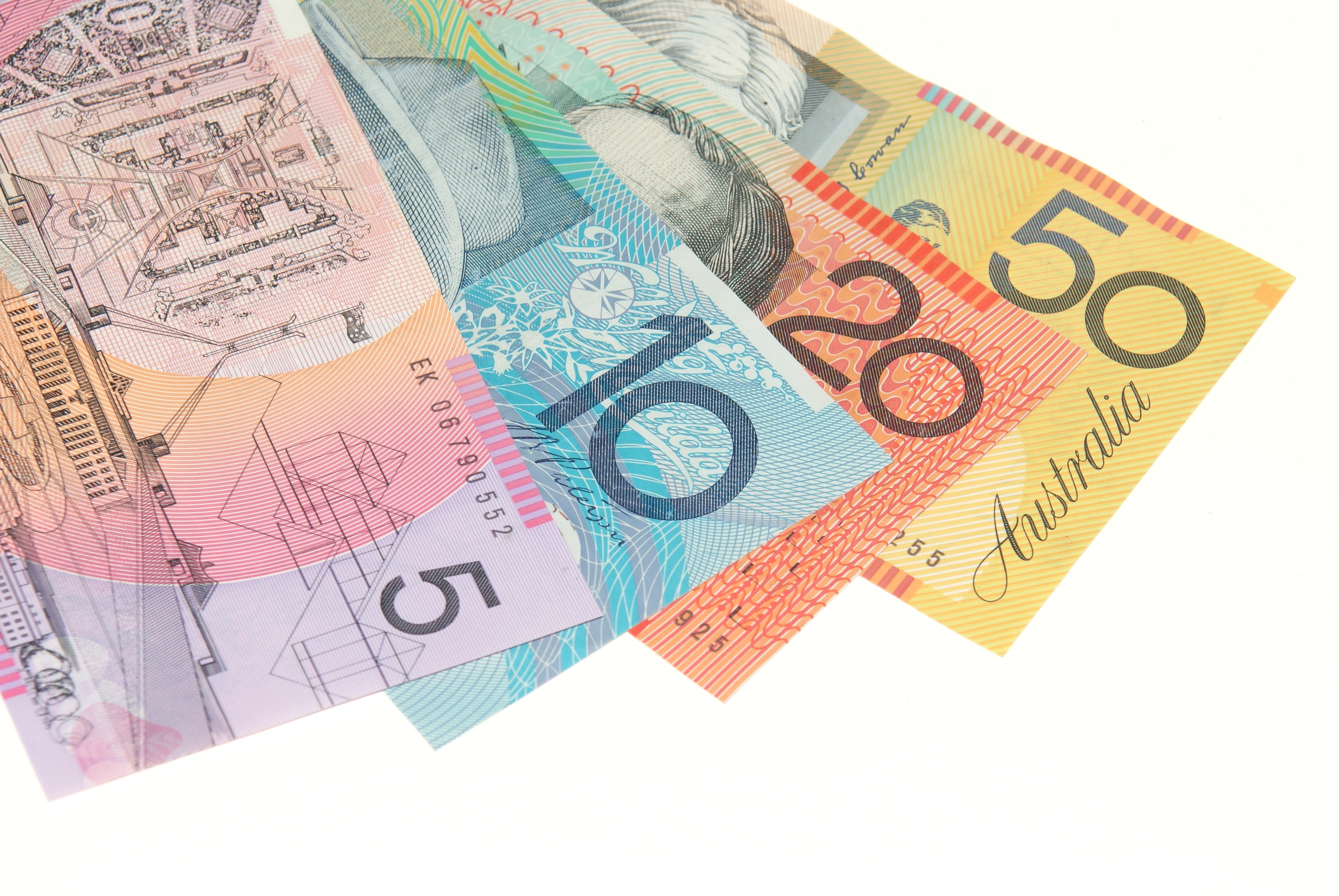 Banconote relative al Dollaro australiano