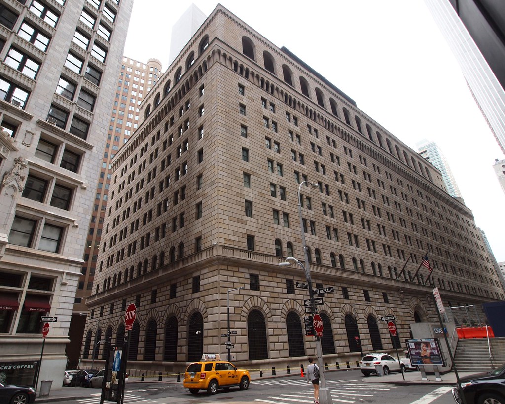 Edificio della Federal Reserve Bank di New York, Manhattan, New York City